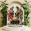 Shatterproof 2D Acrylic Nativity Scene Miniature Figurine 2