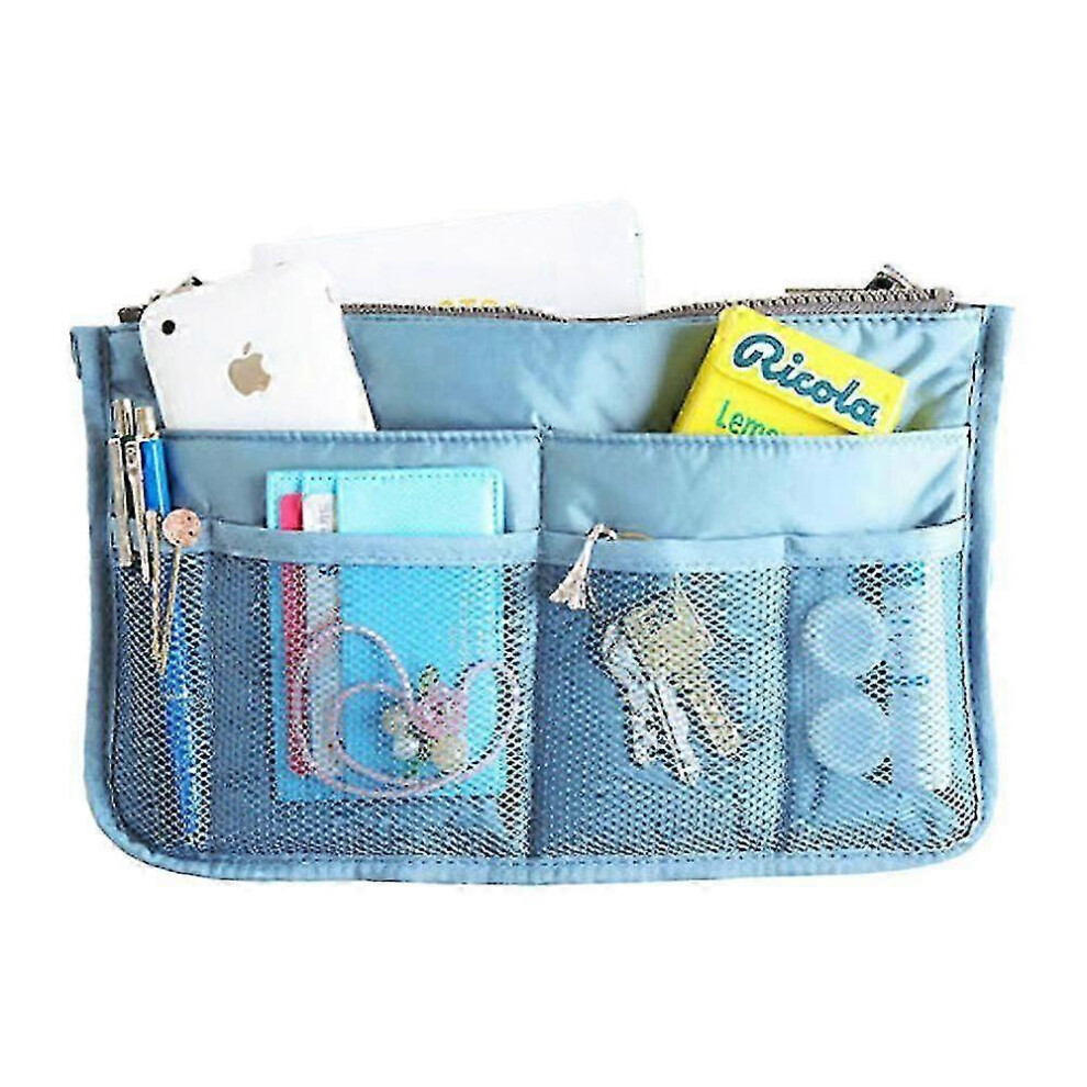 Multifunctional Mesh Bag Blue, Large Capacity Simple Tote, Storage Organizer