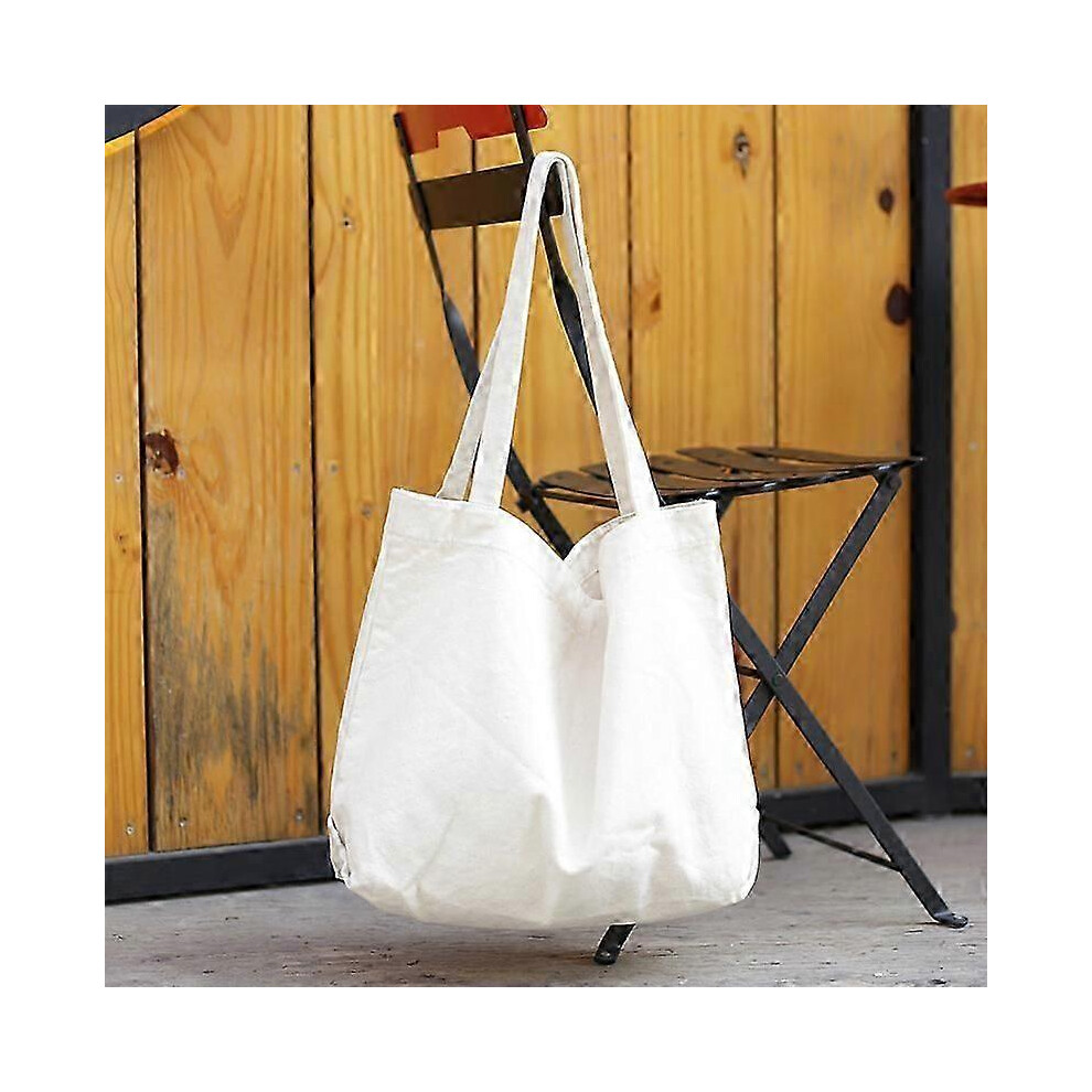 Women's Canvas Shoulder Bag, Tote Handbag, Work Purse, Casual Everyday Bag