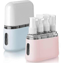 Transparent Travel Bottles Set of 4, 50ml Leakproof Toiletry Containers, Liquid Storage