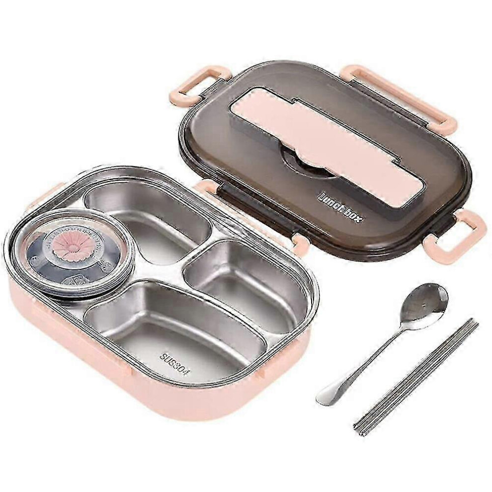 1.5L Bento Box for Students, Thermal Insulated Lunch Container, Meal Prep Tableware Set