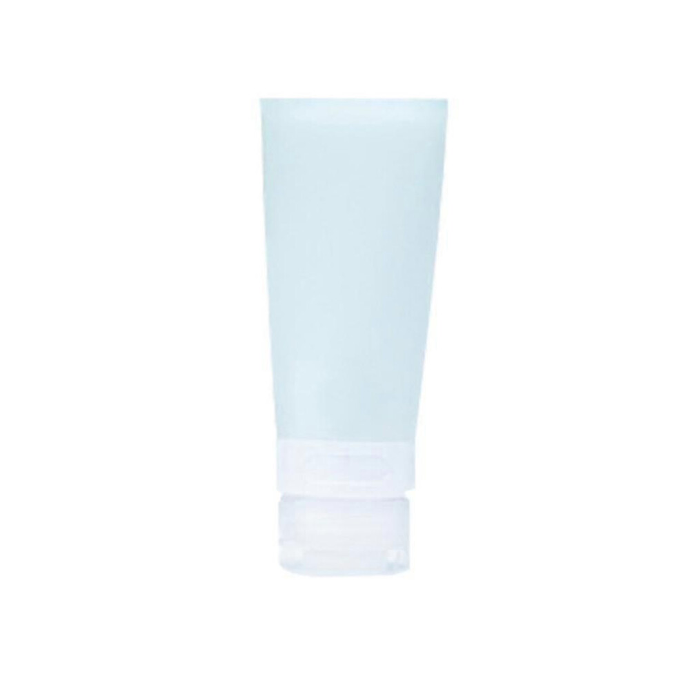 Empty Silicone Travel Bottle 60Ml Portable Lotion Shampoo Cosmetic Container White