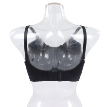 Adjustable Breathable Black XL Hands-Free Breast Pump Bra for Nursing