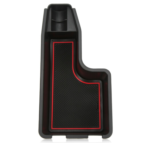 Raize 2019+ Center Console Organizer with Red Trim and Rubber Liner 1