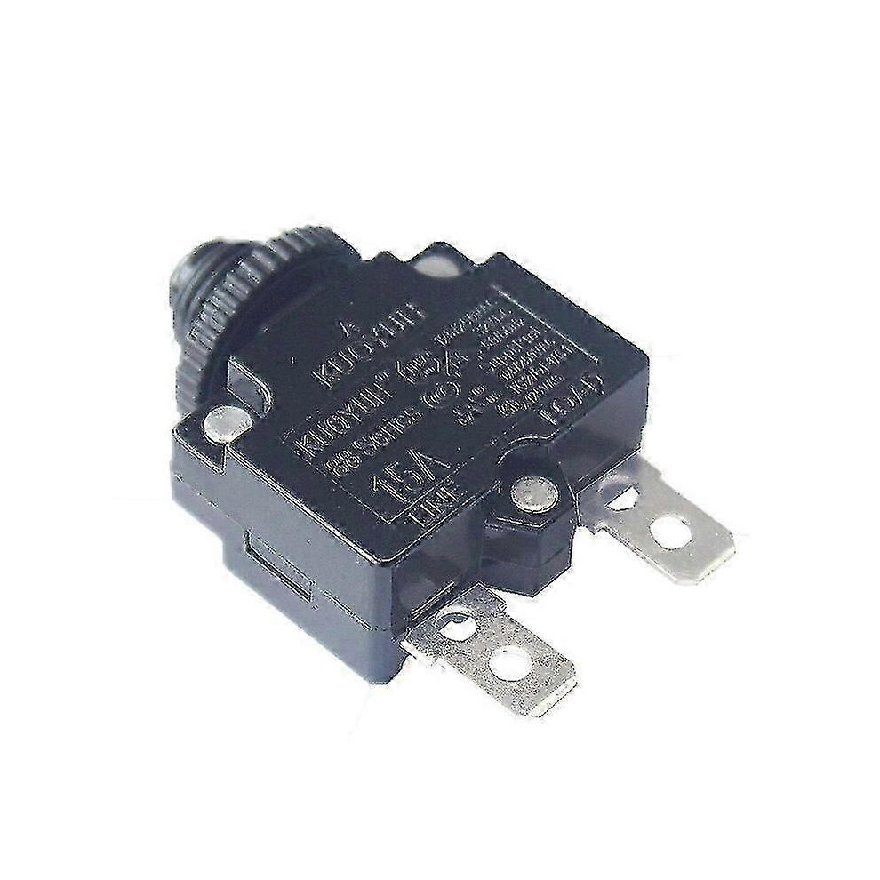 Kikidex (As Show, 12A) Kuoyuh 88 Series 5A 10A 15A 20A 25A 30A Automatic Reset Thermal Overload Protector Switch Circuit Breaker For Air Compressor