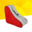 A Telaio In Rete Triangolare Skate Rosso 3
