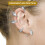 Ear Cuff Para Punk Confortável 9