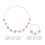 Conjunto De Com Colar De , Pulseira E 3