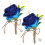 2 Unidades Boutonnière Flor Decoração 11