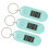 3Pcs Chaveiros Relógio Digital Silencioso com para 1