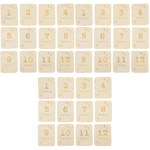 36 Peças Cartões De Para Do Do Bebê 2