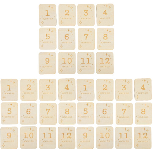 36 Peças Cartões De Para Do Do Bebê 1