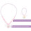 6 Unidades/ De Pulseira, Colar E Infantil Decorativo 2