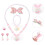 6 Unidades/ De Pulseira, Colar E Infantil Decorativo 3
