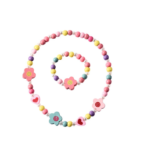 Conjunto De Infantil Com Pulseira E Colar De
