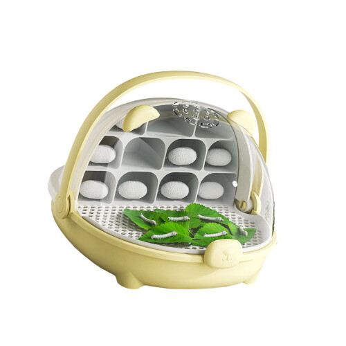 Silkworm Development Tanks Clear Silkworm Observation-yellow