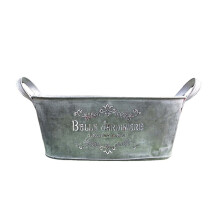 Flower Pots Metal Iron Plant Pots Holders Large Fence-Medium