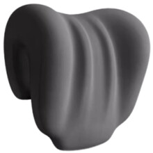 Breathable Meshes Fabric Office Chair Neck Pillow-Space gray