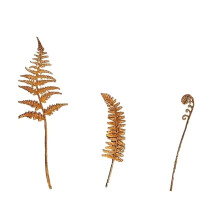 Rusted Leaves Shaped Statue Plant Stake for Elegant Rusty and