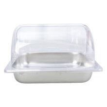 Practical Stainless Steel Countertops Food-Chassis with flip co