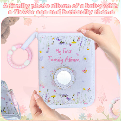 Gentle Cloth Memory Keepers with Chewable Teething Rings and 1