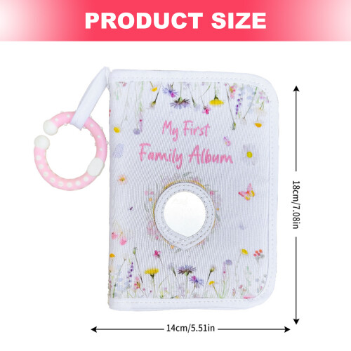 Gentle Cloth Memory Keepers with Chewable Teething Rings and 2