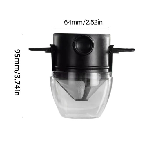 Stainless Steel Coffee Filter Double Layer Design Portable 1