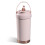 Ceramic Lined 500ml Straw Cup Stainless Steel-Sakura Powder 1