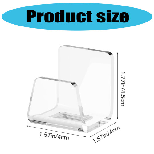 Set Of 2 Acrylic Sponge Holders for Kitchen Sink Easy 2