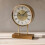 Miniature 89mm Quartzs Alarm Clock Face Insert Clock-Silver 5