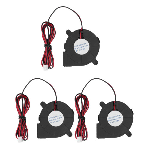 Elektrischer Lüfter-Set mit 6000 U/min für Drucker, 12V, 0,18A 1