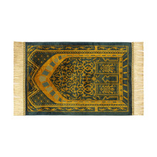 Muslime Matten Teppich Blatt islamische Geschenk-Sandgrünes Gold