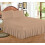 (OLIVE, SMALL DOUBLE) Extra Deep Fitted Valance Sheet Bed Sheets Single Double King Super King Size 6