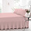 (PINK, SUPER KING) Extra Deep Fitted Valance Sheet Bed Sheets Single Double King Super King Size 1