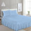 (OLIVE, PILLOW CASE ONY) Extra Deep Fitted Valance Sheet Bed Sheets Single Double King Super King Size 7