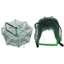 Sturdy Steel Frame 8-Hole Crab Trap for Versatile Fishing