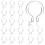 50 Pezzi Anello Per Il Naso Con Clip In Silicone 1