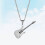 Collana Con Ciondolo Chitarra Elettrica In 4