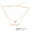 Collana Acrilico Pendente Sospeso Per 6
