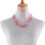 Conjunto De Acrílico Pulseira Colar Para 6