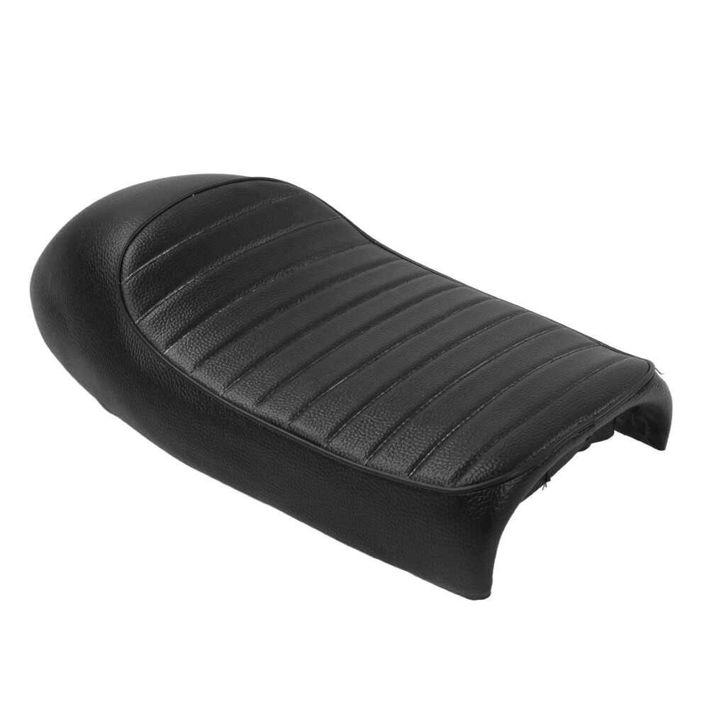 Vintage Hump Shape Motorcycle Seat Cushion For Cb175, Cb350, Kz650, Xs650 Black 9461357386932