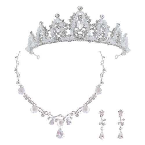 Conjunto Faixa Brilhantes Com Coroa Aniversário