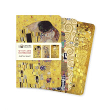 Gustav Klimt Set of 3 Mini Notebooks Other Book
