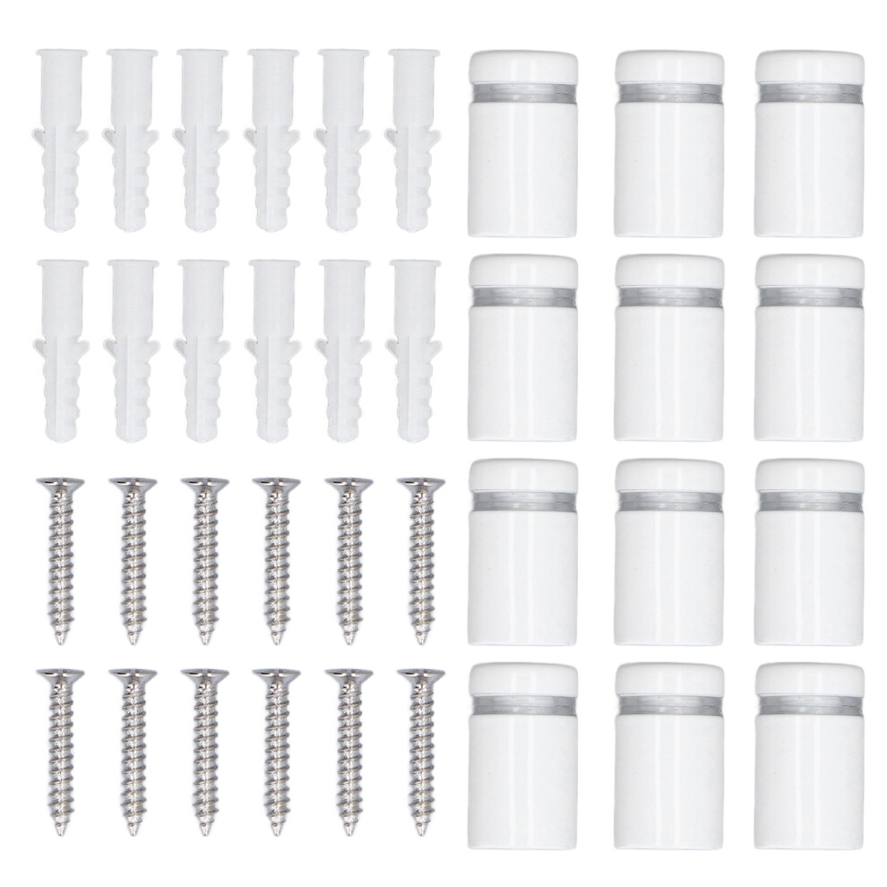 12Pcs 16x25mm Stainless Steel Wall Sign Standoff Screws for Acrylic Display-image-OPC-PMP8VMF-NEW