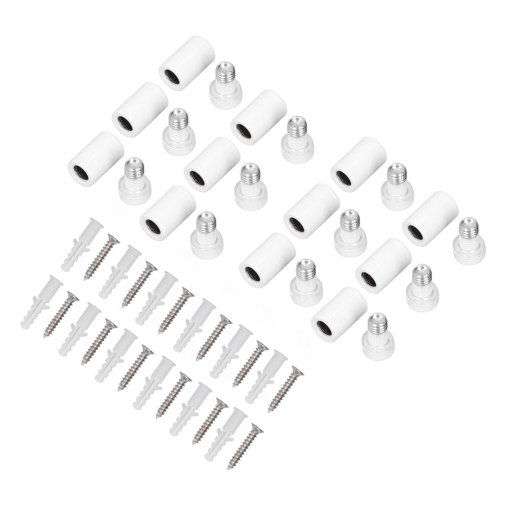 12Pcs 16X30mm Stainless Steel Standoff Screws For Signs & Acrylic Displays 7891357387431