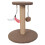 Poste à gratter en Sisal naturel pour petits-Marron circulaire 1