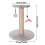 Poste à gratter en Sisal naturel pour petits-Marron circulaire 4
