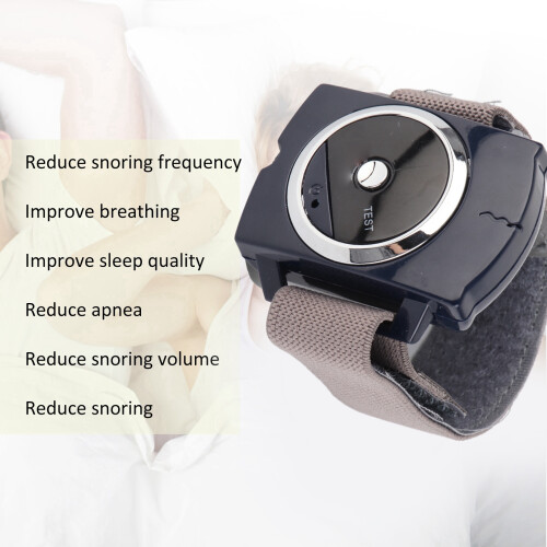 Electronic Snore-Reduction Device for Restful Sleep - Wristband Style 2