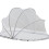 Filet pliable en Polyester pour berceaux de-M Gris classique 1