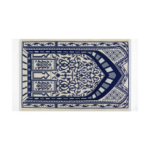 Tapis de prière, couverture de culte, tapis-Bleu et blanc cachés